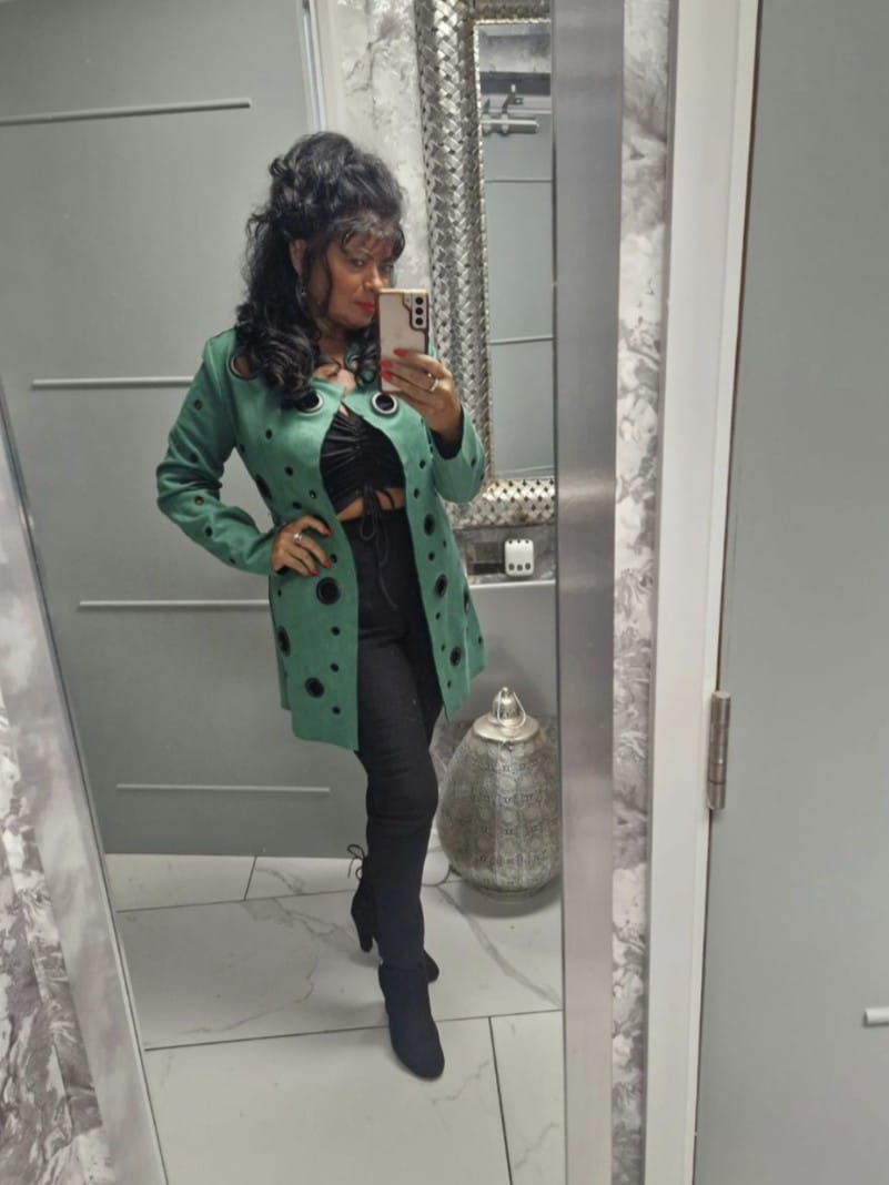 Port Hole Suedette Jacket Long