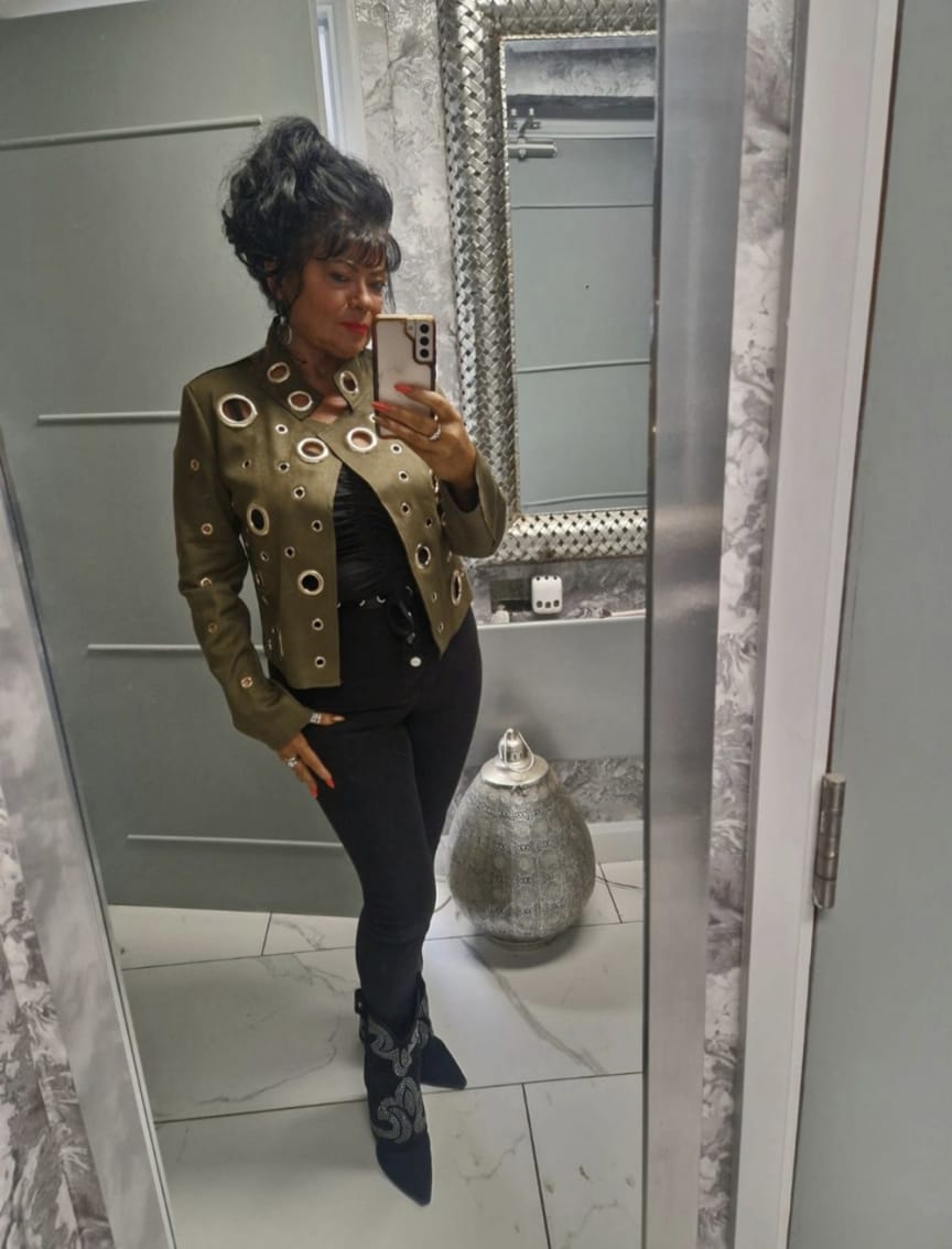 Port Hole Suedette Jacket Short
