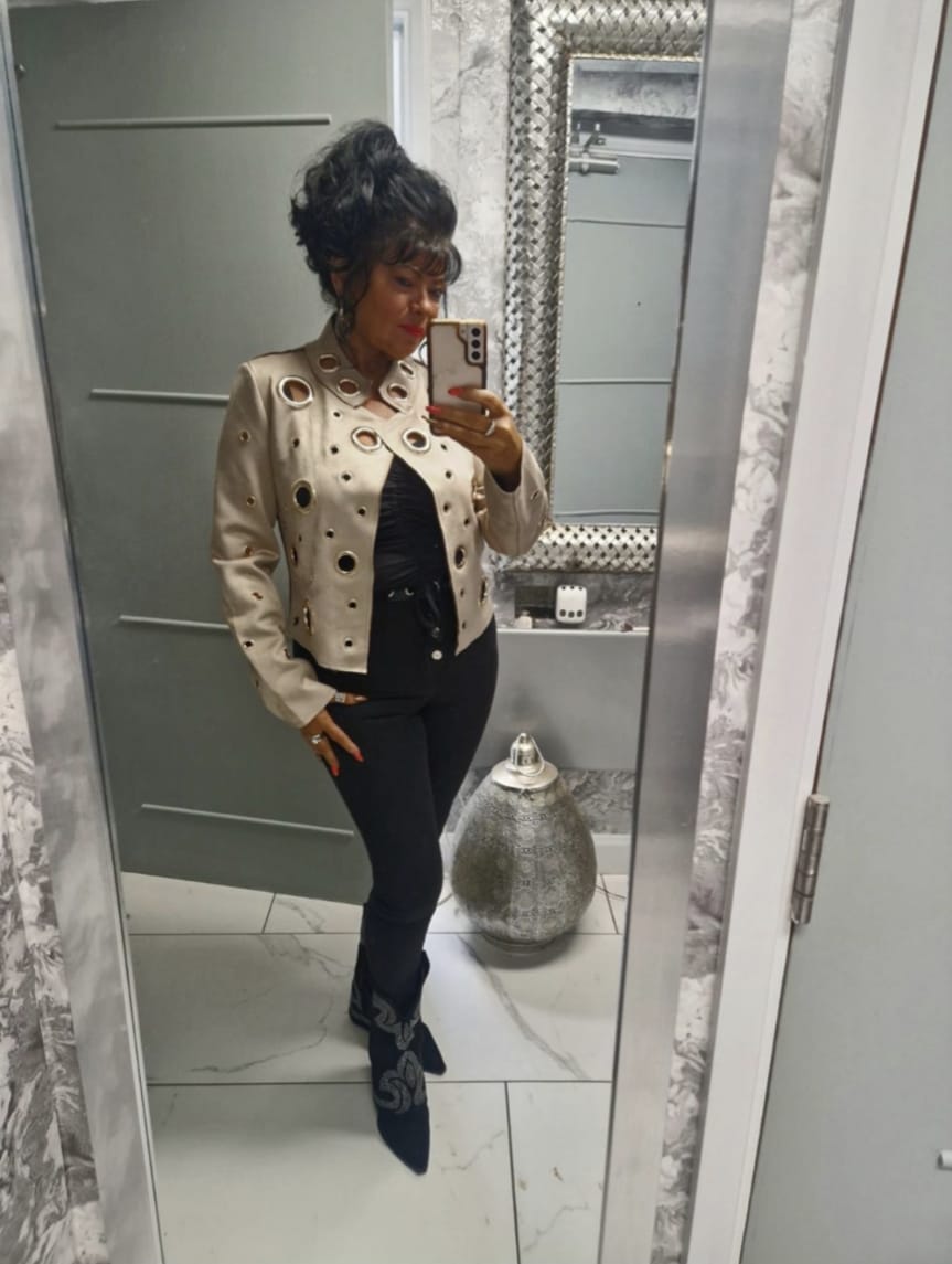 Port Hole Suedette Jacket Short