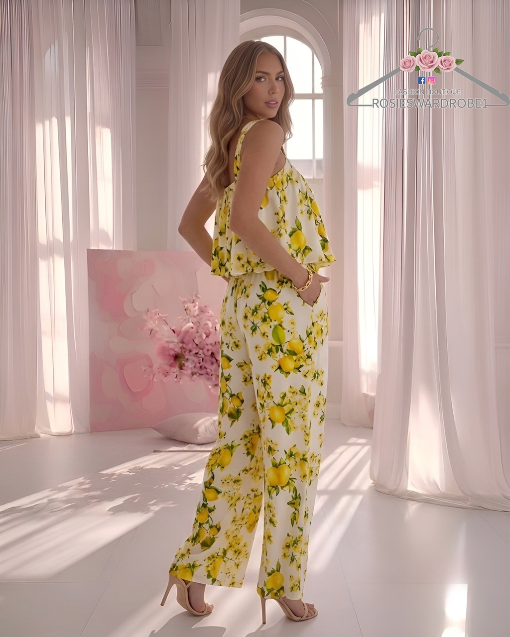 Lemon Trousers Set
