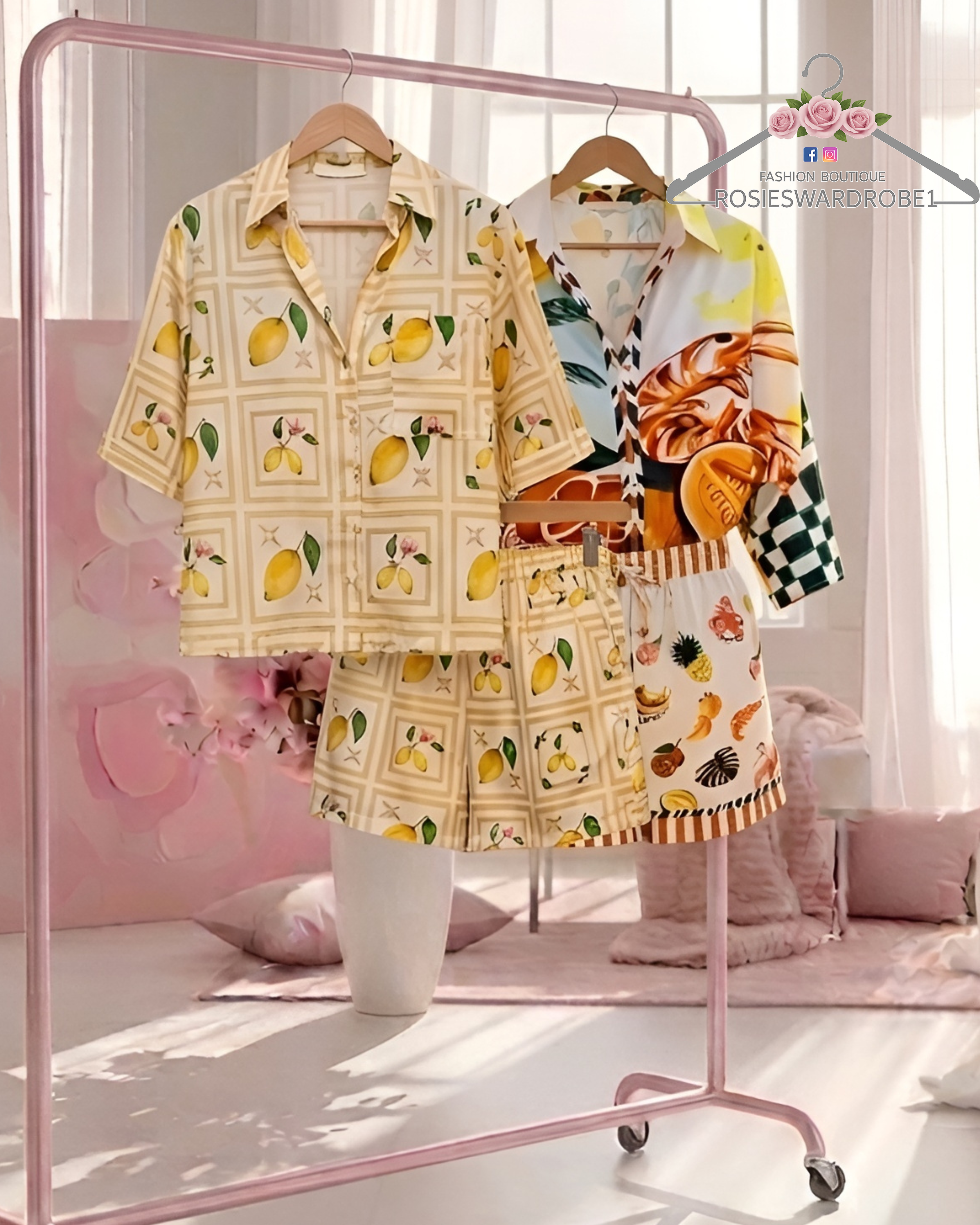 Fruit Shorts Set