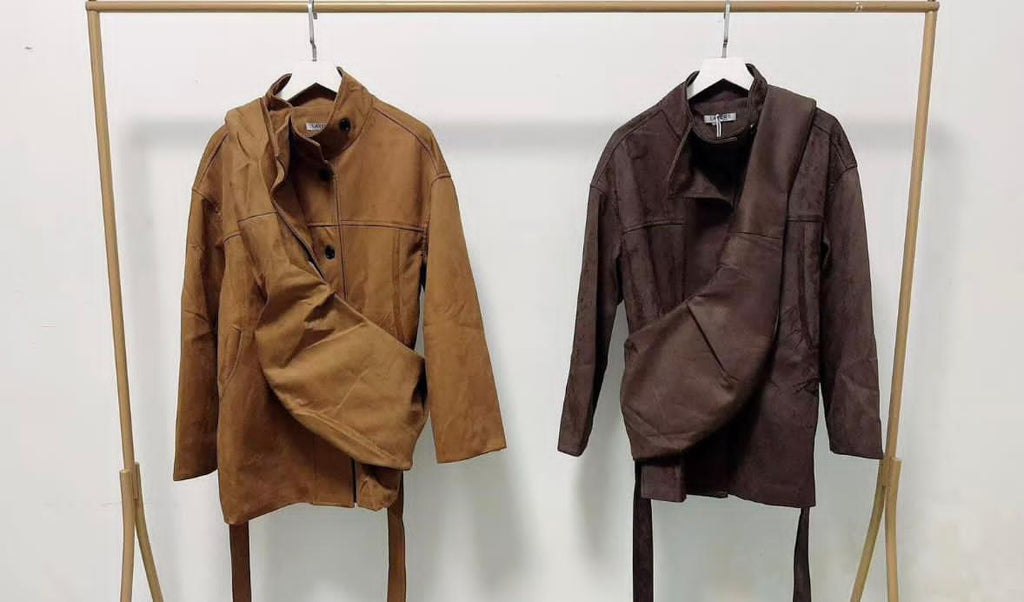 Mid length Suedette Jacket