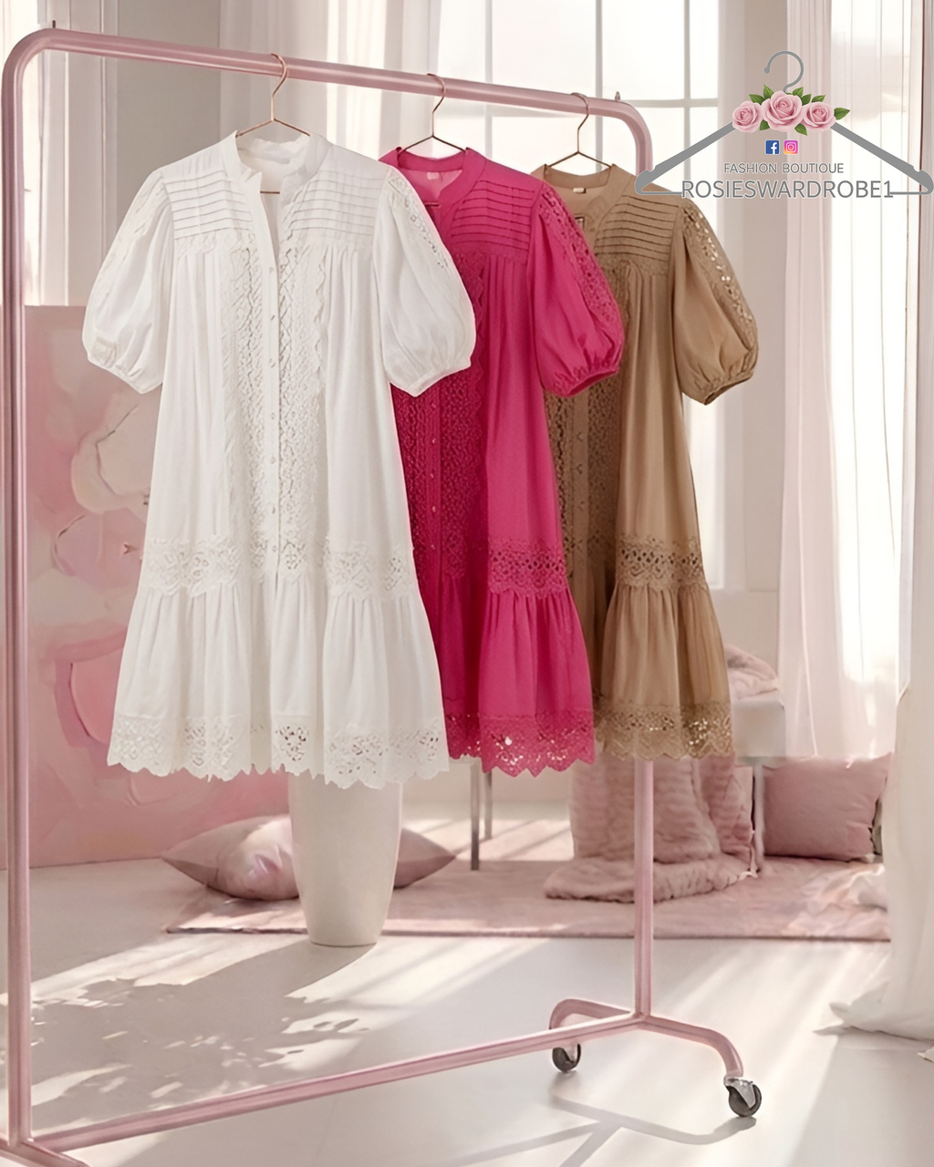 Detailed Button Dress