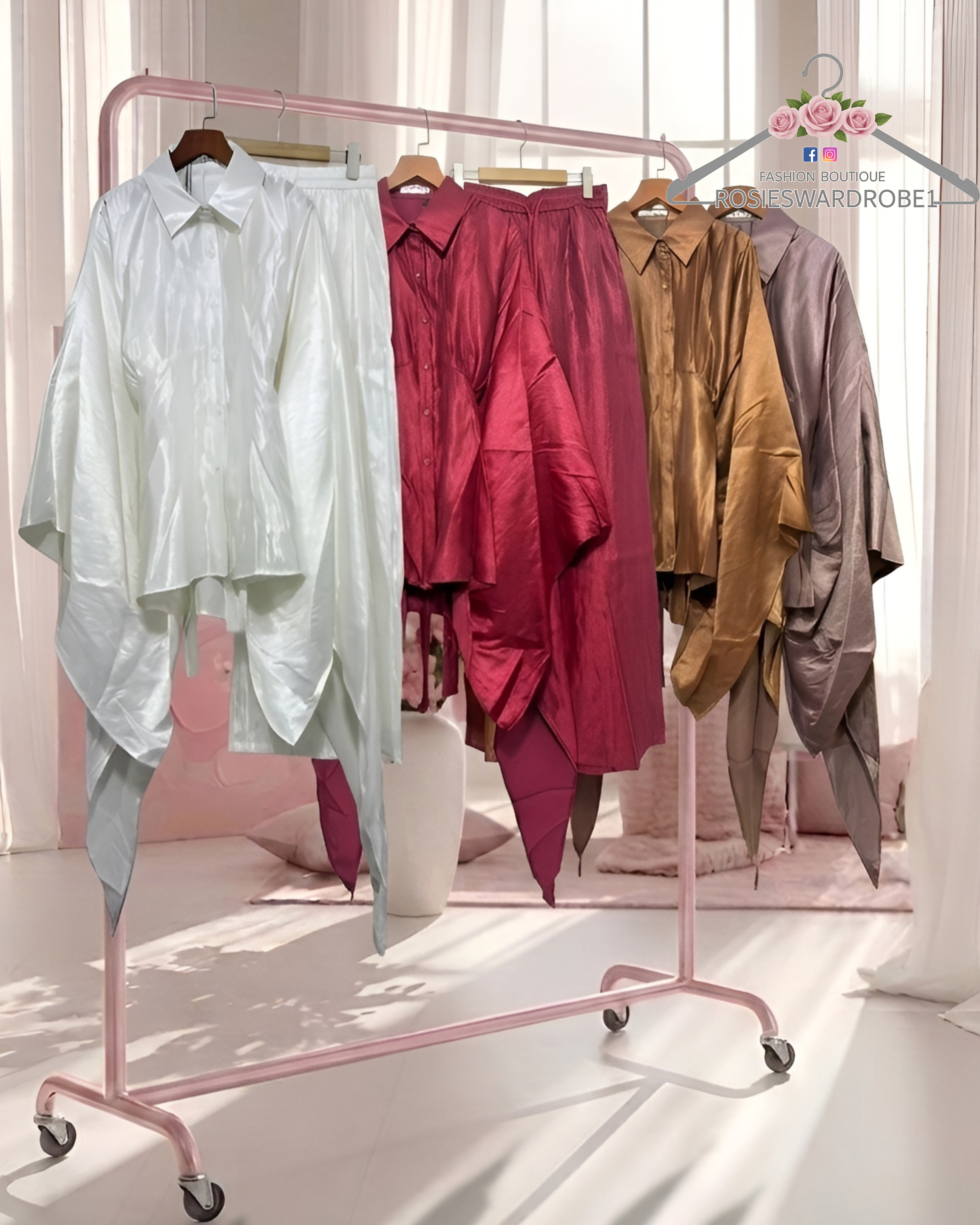 Winged Trousers Set