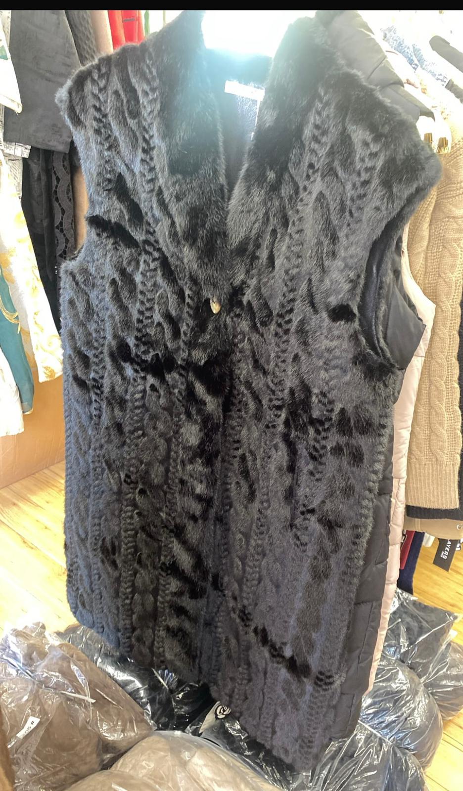 Long Faux Fur Gilet