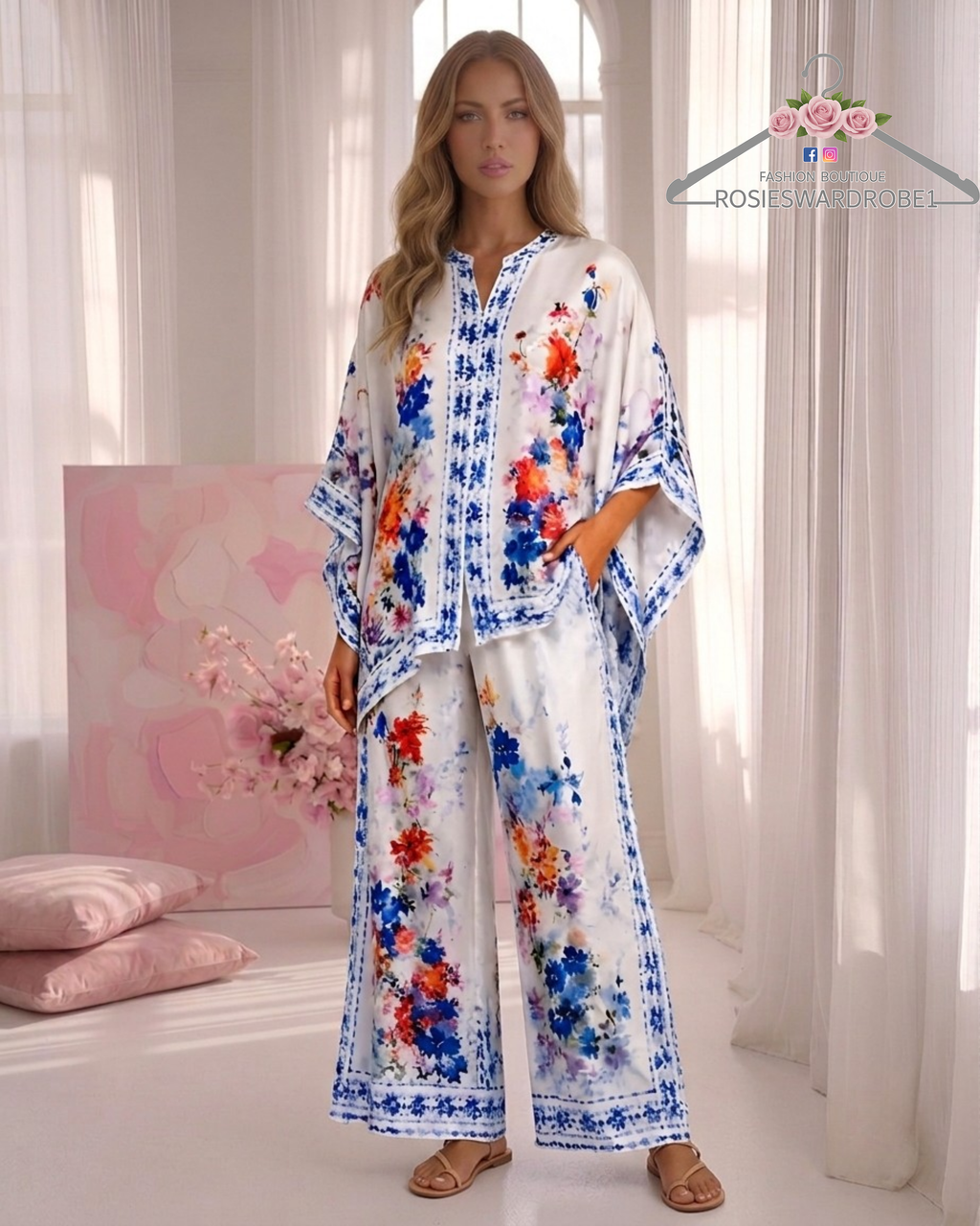 Oversized Trouser & Blouse Set